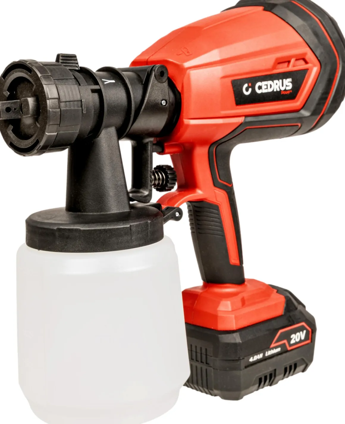 CEDRUS SP1000Li AGREGAT PISTOLET MALARSKI AKUMULATOROWY KOMPRESOR DO MALOWANIA NATRYSKOWEGO CEDSP1000LI 20V POWER+ OFICJALNY DYSTRYBUTOR - AUTORYZOWANY DEALER CEDRUS