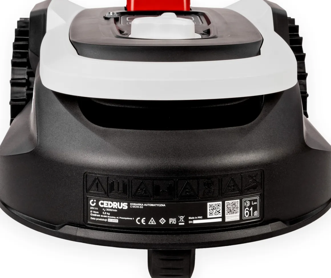 CEDRUS S3 ROBOT KOSZĄCY KOSIARKA AUTOMATYCZNA DO TRAWY C-MOW 300m2 - OFICJALNY DYSTRYBUTOR - AUTORYZOWANY DEALER CEDRUS