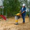 CEDRUS ST01 ZAGĘSZCZARKA SKOKOWA DO GRUNTU STOPA WIBRACYJNA UBIJARKA PŁYTOWA SKOCZEK 75kG + KOŁA TRANSPORTOWE GRATIS  - OFICJALNY DYSTRYBUTOR - AUTORYZOWANY DEALER CEDRUS