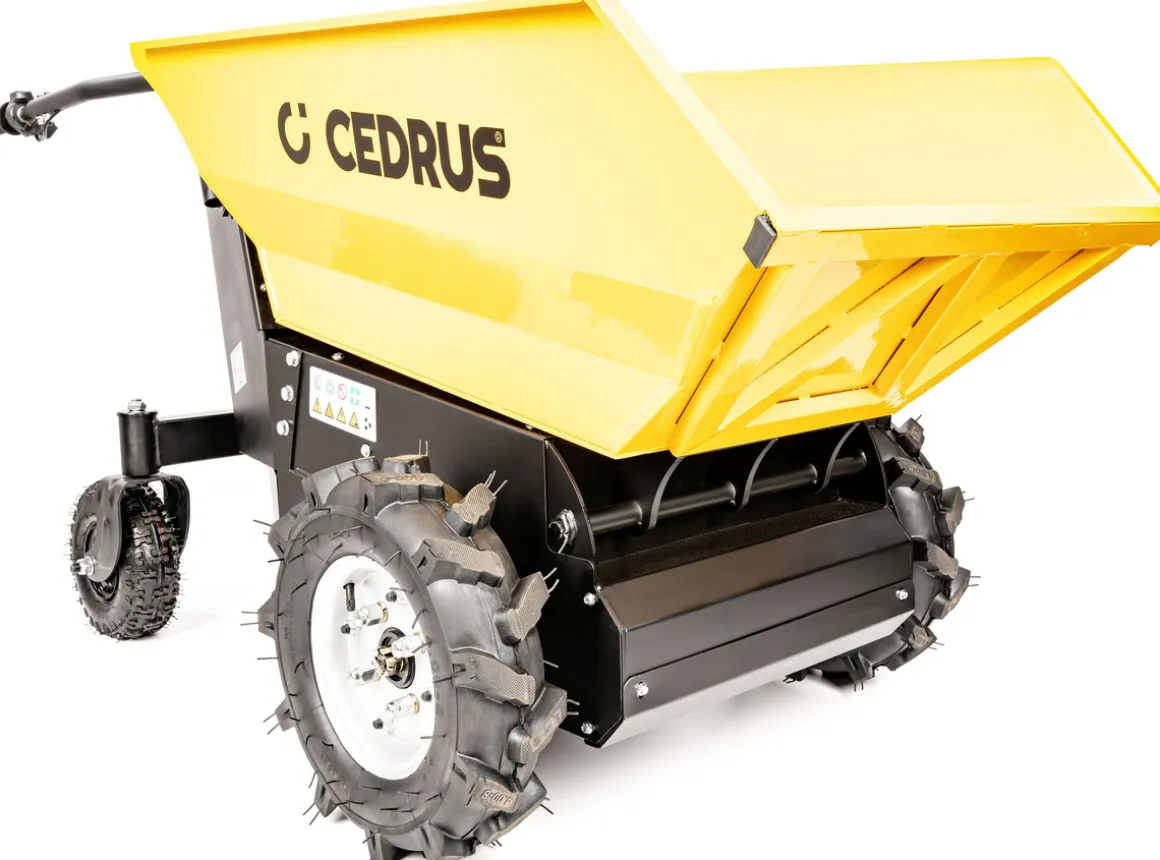 CEDRUS TA500 WOZIDŁO TRANSPORTER AKUMULATOROWY BUDOWLANY OGRODOWY TACZKA WYWROTKA 48V 20AH 1000W - OFICJALNY DYSTRYBUTOR - AUTORYZOWANY DEALER CEDRUS