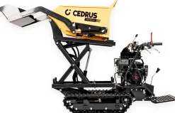 CEDRUS TR500GE-HD-L Transporter Spalinowy Gąsienicowy z Ładowaczem i Górnym Wysypem CEDTR500GE-HD-L