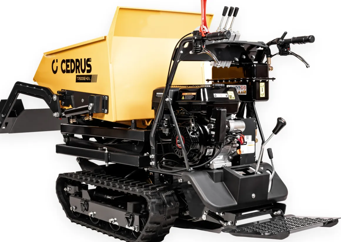 CEDRUS TR500GE-HD-L Transporter Spalinowy Gąsienicowy z Ładowaczem i Górnym Wysypem CEDTR500GE-HD-L
