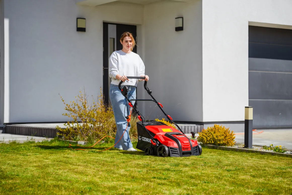 CEDRUS WE40 WERTYKULATOR DO TRAWY AREATOR 2w1 AERATOR + 2 WAŁKI 2000W / 40cm CEDWE40 - EWIMAX - OFICJALNY DYSTRYBUTOR - AUTORYZOWANY DEALER CEDRUS