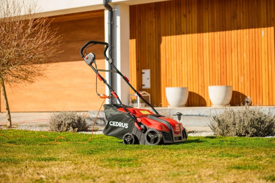 CEDRUS WE38 WERTYKULATOR DO TRAWY AREATOR 2w1 AERATOR + 2 WAŁKI 1800W / 38cm CEDWE38 - EWIMAX - OFICJALNY DYSTRYBUTOR - AUTORYZOWANY DEALER CEDRUS
