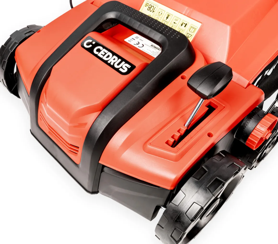 CEDRUS WE38 WERTYKULATOR DO TRAWY AREATOR 2w1 AERATOR + 2 WAŁKI 1800W / 38cm CEDWE38 - EWIMAX - OFICJALNY DYSTRYBUTOR - AUTORYZOWANY DEALER CEDRUS