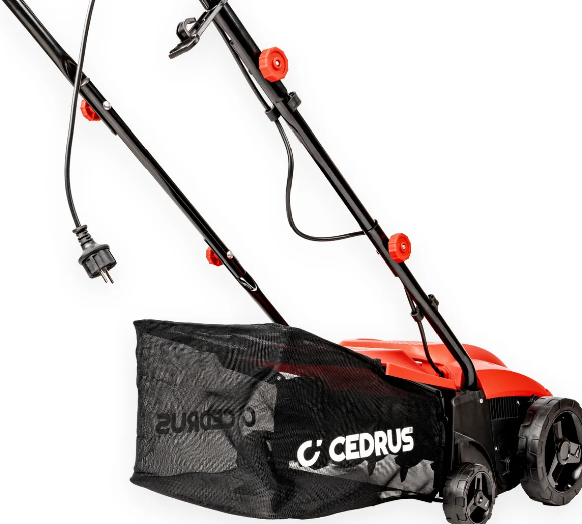 CEDRUS WE32 WERTYKULATOR DO TRAWY AREATOR 2w1 AERATOR + 2 WAŁKI 1500W / 32cm CEDWE32 - EWIMAX - OFICJALNY DYSTRYBUTOR - AUTORYZOWANY DEALER CEDRUS