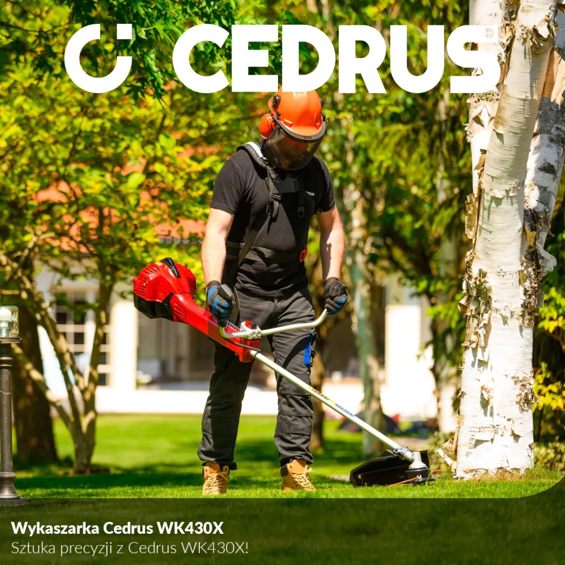 CEDRUS WK430X KOSA SPALINOWA DO TRAWY PODKASZARKA WYKASZARKA 1.8 KM EWIMAX - OFICJALNY DYSTRYBUTOR - AUTORYZOWANY DEALER CEDRUS