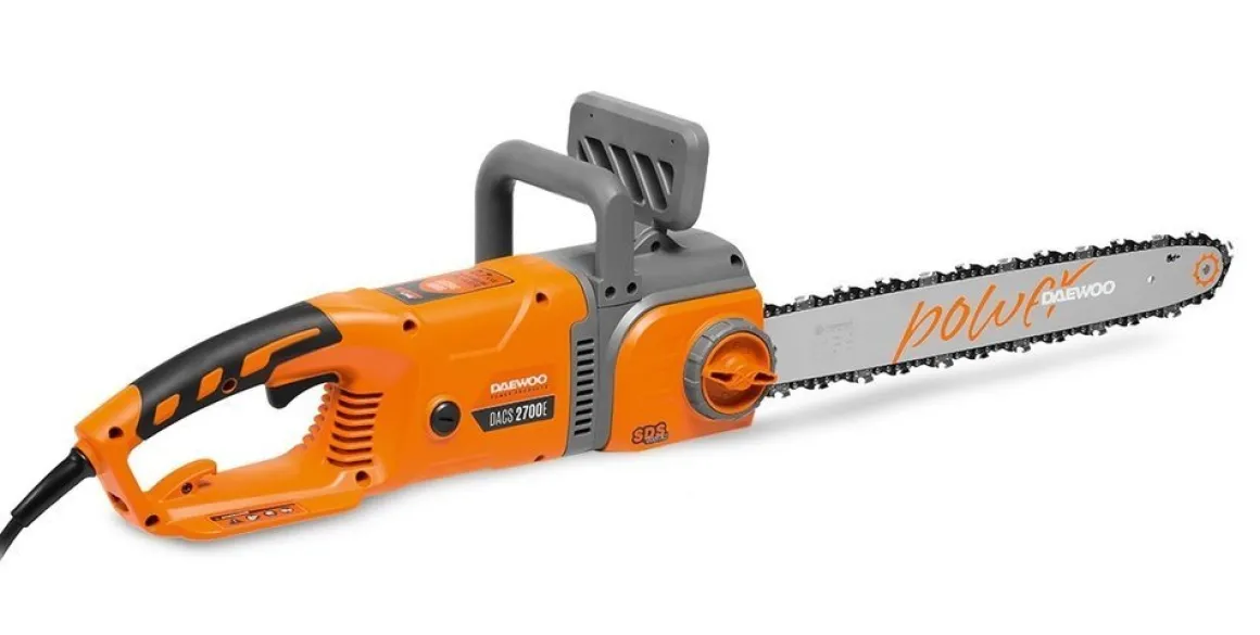 DAEWOO DACS 2700E PIŁA PILARKA PRZECINARKA ELEKTRYCZNA ŁAŃCUCHOWA DO DREWNA GAŁĘZI 45 cm / 2400 W - OFICJALNY DYSTRYBUTOR - AUTORYZOWANY DEALER DAEWOO