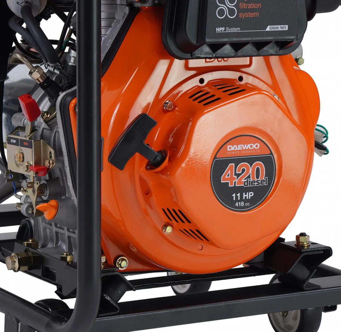 DAEWOO DDAE 6000XE DIESEL AGREGAT GENERATOR PRĄDOTWÓRCZY 2x16A, 1x32A AVR MOC 11KM - OFICJALNY DYSTRYBUTOR - AUTORYZOWANY DEALER DAEWOO
