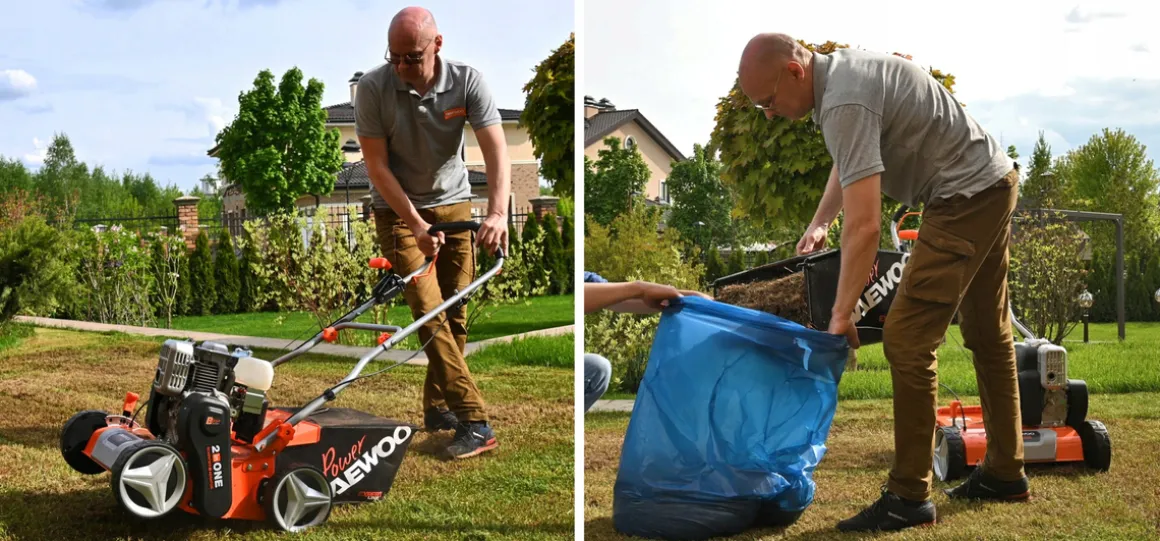 DAEWOO DSC 4000 WERTYKULATOR SPALINOWY DO TRAWY AREATOR 2w1 + 2 WAŁKI METALOWA OBUDOWA - OFICJALNY DYSTRYBUTOR - AUTORYZOWANY DEALER DAEWOO