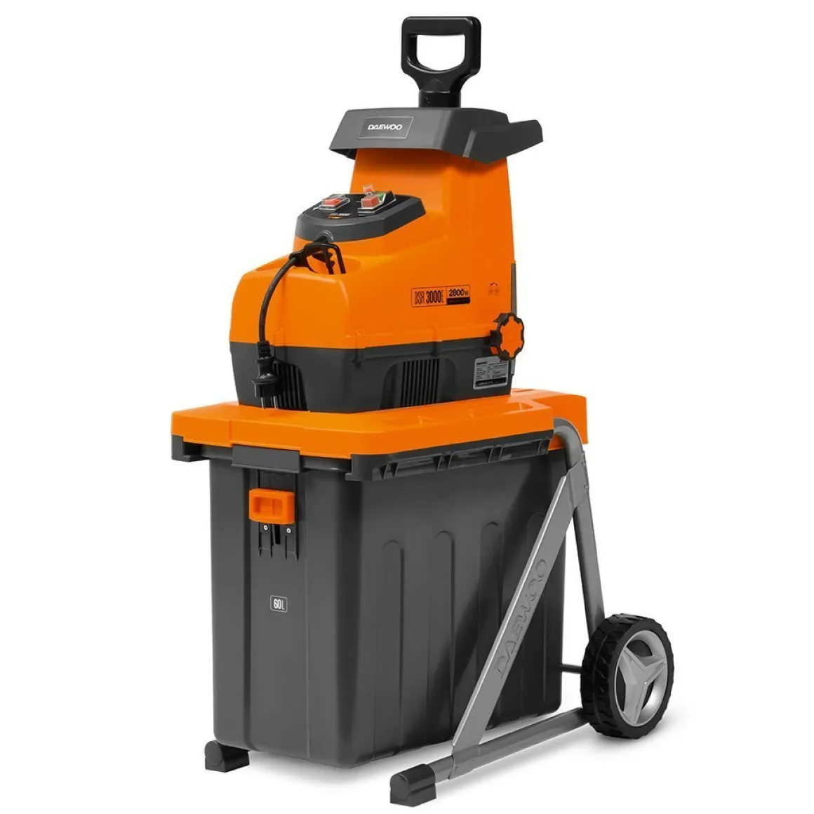 DAEWOO DSR 3000E ROZDRABNIACZ ELEKTRYCZNY FREZOWY RĘBAK DO GAŁĘZI 2800W - OFICJALNY DYSTRYBUTOR - AUTORYZOWANY DEALER DAEWOO