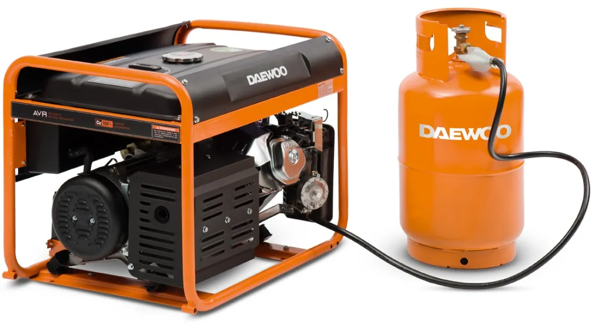 DAEWOO GDA 7500 DFE AGREGAT GENERATOR PRĄDOTWÓRCZY LPG / BENZYNA 1x16A, 1x32A MOC 6,5kW - OFICJALNY DYSTRYBUTOR - AUTORYZOWANY DEALER DAEWOO