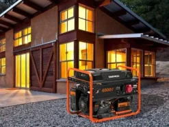 DAEWOO GDA 3500 DFE AGREGAT GENERATOR PRĄDOTWÓRCZY LPG / BENZYNA 2x16A, MOC 3,5kW - OFICJALNY DYSTRYBUTOR - AUTORYZOWANY DEALER DAEWOO