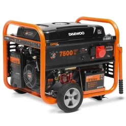DAEWOO GDA 8500E-3 AGREGAT GENERATOR PRĄDOTWÓRCZY Z ROZRUSZNIKIEM 1x16A 230V, 1x16A 380V AVR MOC 7,5kW - OFICJALNY DYSTRYBUTOR - AUTORYZOWANY DEALER DAEWOO