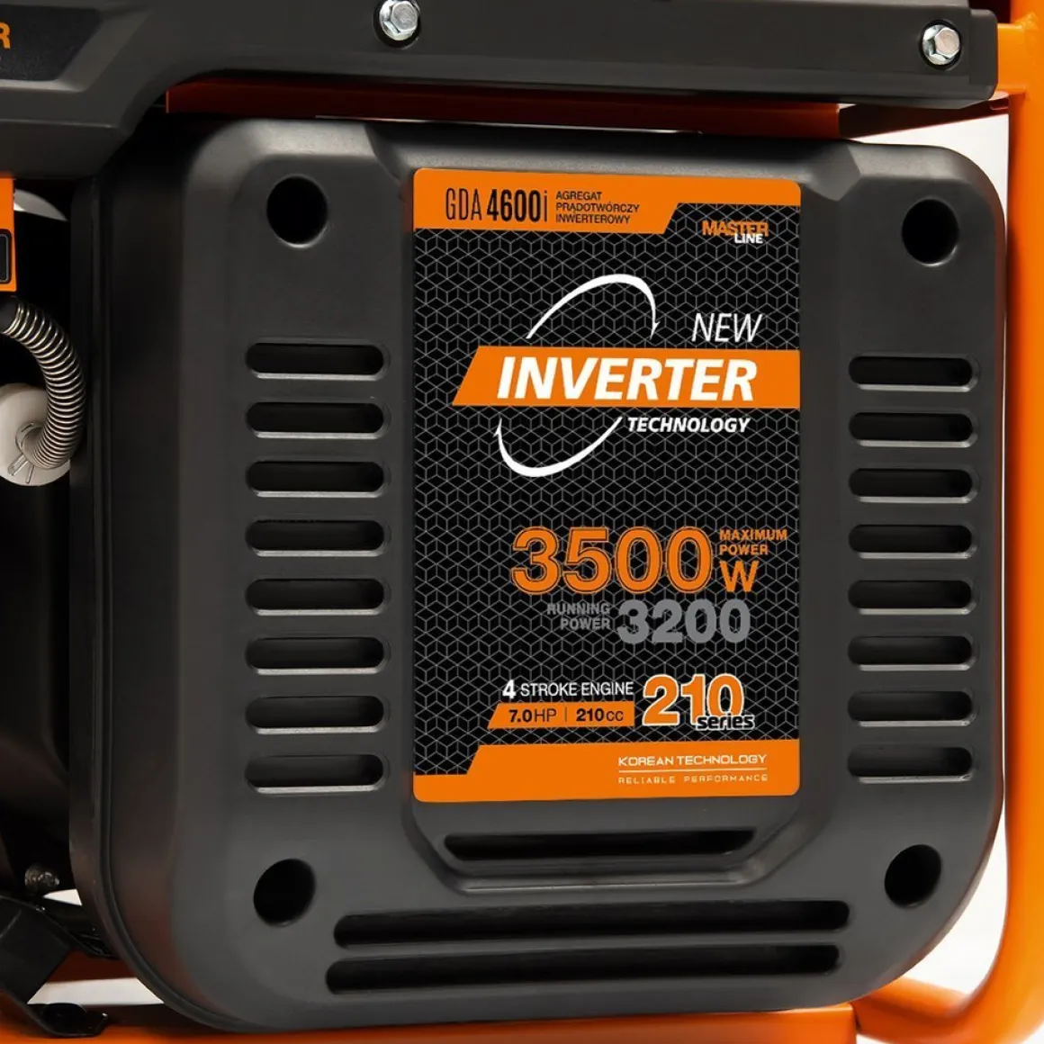 DAEWOO GDA 4600i AGREGAT INWERTOROWY GENERATOR PRĄDOTWÓRCZY 2x16A 3,5kW - OFICJALNY DYSTRYBUTOR - AUTORYZOWANY DEALER DAEWOO