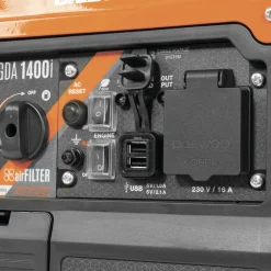 DAEWOO GDA 1400i AGREGAT INWERTOROWY GENERATOR PRĄDOTWÓRCZY 230V 1,2kW - OFICJALNY DYSTRYBUTOR - AUTORYZOWANY DEALER DAEWOO