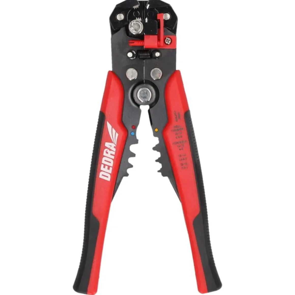 DEDRA 1269A2 Automatyczny ściągacz izolacji 0,2-6 mm², zaciskarka i szczypce do kabli