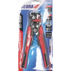 DEDRA 1269A2 Automatyczny ściągacz izolacji 0,2-6 mm², zaciskarka i szczypce do kabli