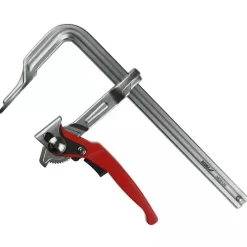 DEDRA 12A158 Ścisk stolarski zapadkowy F 300x120mm, zacisk klamra do drewna i metalu