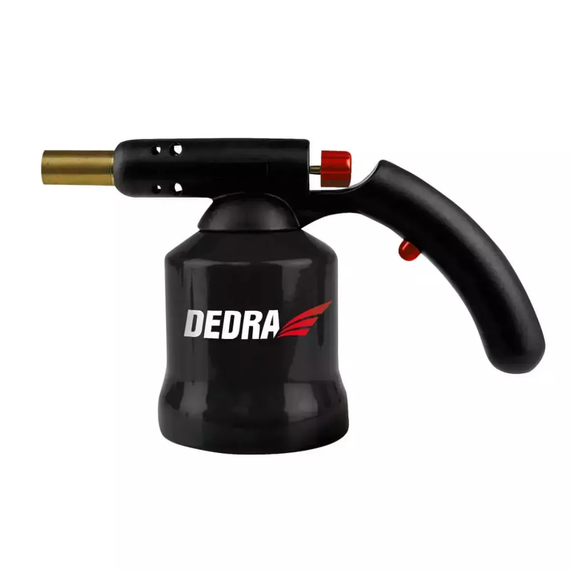 DEDRA 31A020 Lampa lutownicza gazowa palnik gazowy piezo 2,8 kW 1200°C metalowa
