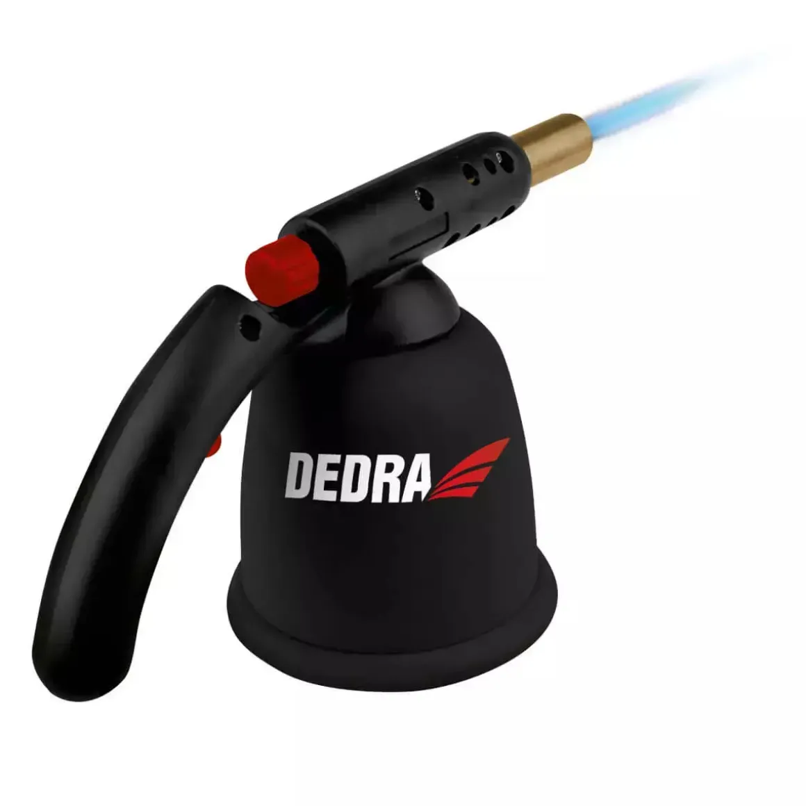 DEDRA 31A010 Lampa lutownicza gazowa piezo, palnik/lutownica gazowa 2,8kW 1200°C 190g