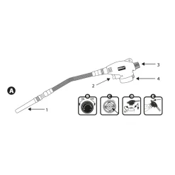 DEDRA 31A034 Palnik gazowy PIEZO 3kW, elastyczna dysza 23cm, lutownica EN417 ([dedra.pl](https://dedra.pl/product-pol-41859-Palnik-gazowy-z-zaplonem-PIEZO-elastyczna-dysza-3kW-DEDRA-31A034.html?utm_source=openai))