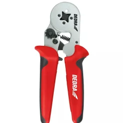 DEDRA 1268A1 Szczypce Zaciskarka do Tulejek Końcówek Kabli 0,25-10 mm²