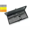 DEDRA 18A11S040 Zestaw bitów końcówek wkrętakowych TORX HEX SPLINE 40 szt. metalowa walizka