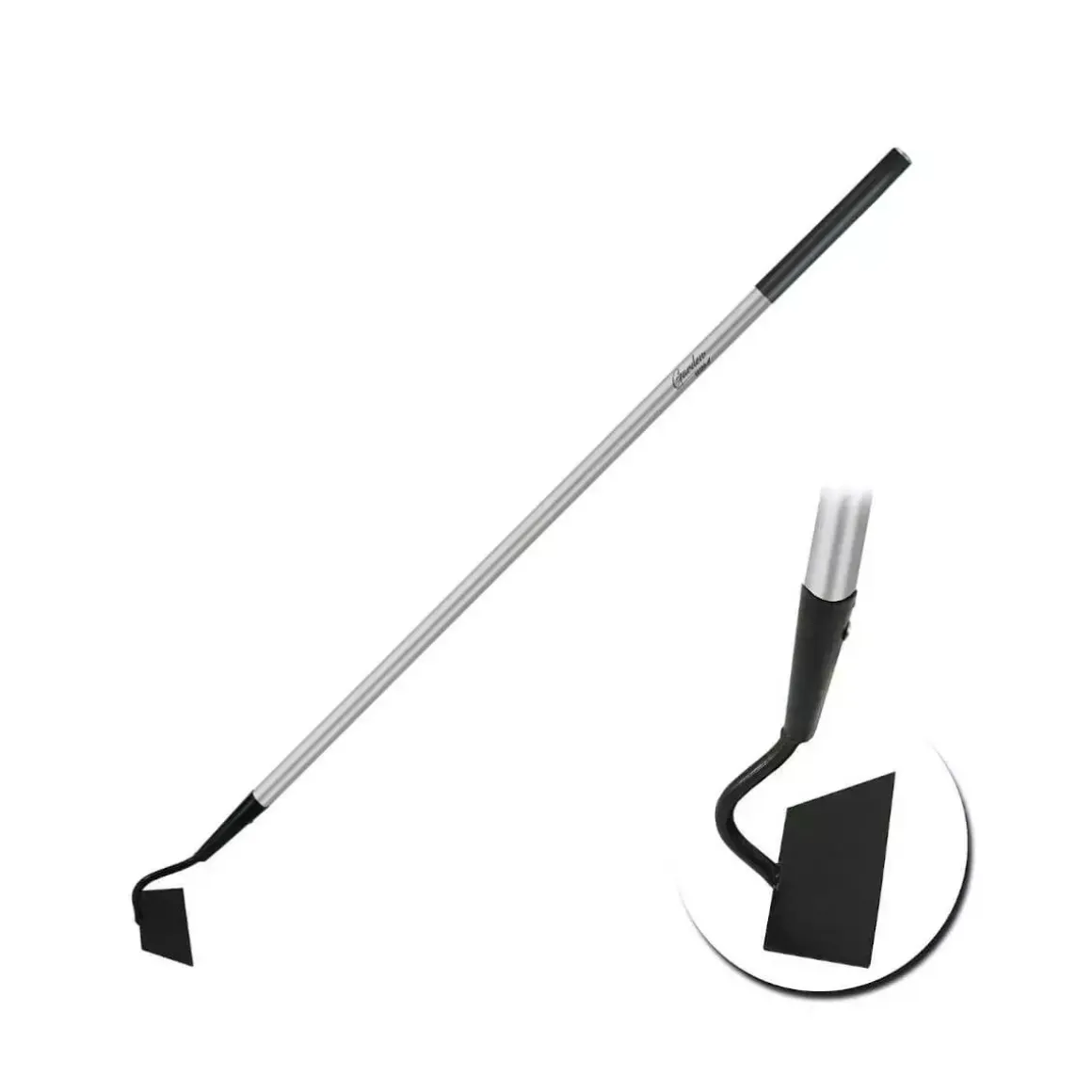 DEDRA 80B070 Haczka 140 mm Motyka ogrodowa na metalowej rurce 125 cm do plewienia