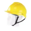 DEDRA BH1086 Kask ochronny hełm budowlany BHP niebieski, pasek podbródkowy 4-punktowy