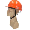 DEDRA BH1089 Kask ochronny pomarańczowy hełm budowlany BHP z 4-punktowym paskiem