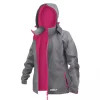 DEDRA BH65KS-M Kurtka softshell damska TPU wodoodporna z kapturem, outdoor, wiatrówka