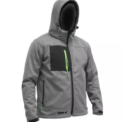 DEDRA BH61KS-S Kurtka softshell męska z kapturem S/48, robocza outdoor 5000 mm