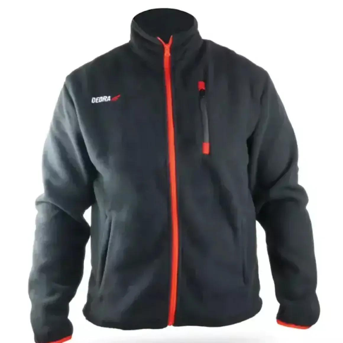 DEDRA BH6PB-L Bluza polarowa męska polar roboczy czarny L/52 300 g/m²