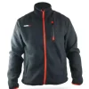 DEDRA BH6PB-XL Bluza polarowa polar roboczy męski XL/56 czarny 300 g/m²
