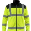 DEDRA BH80P3-S bluza polarowa odblaskowa BHP, polar roboczy 280 g/m² żółto-czarny S