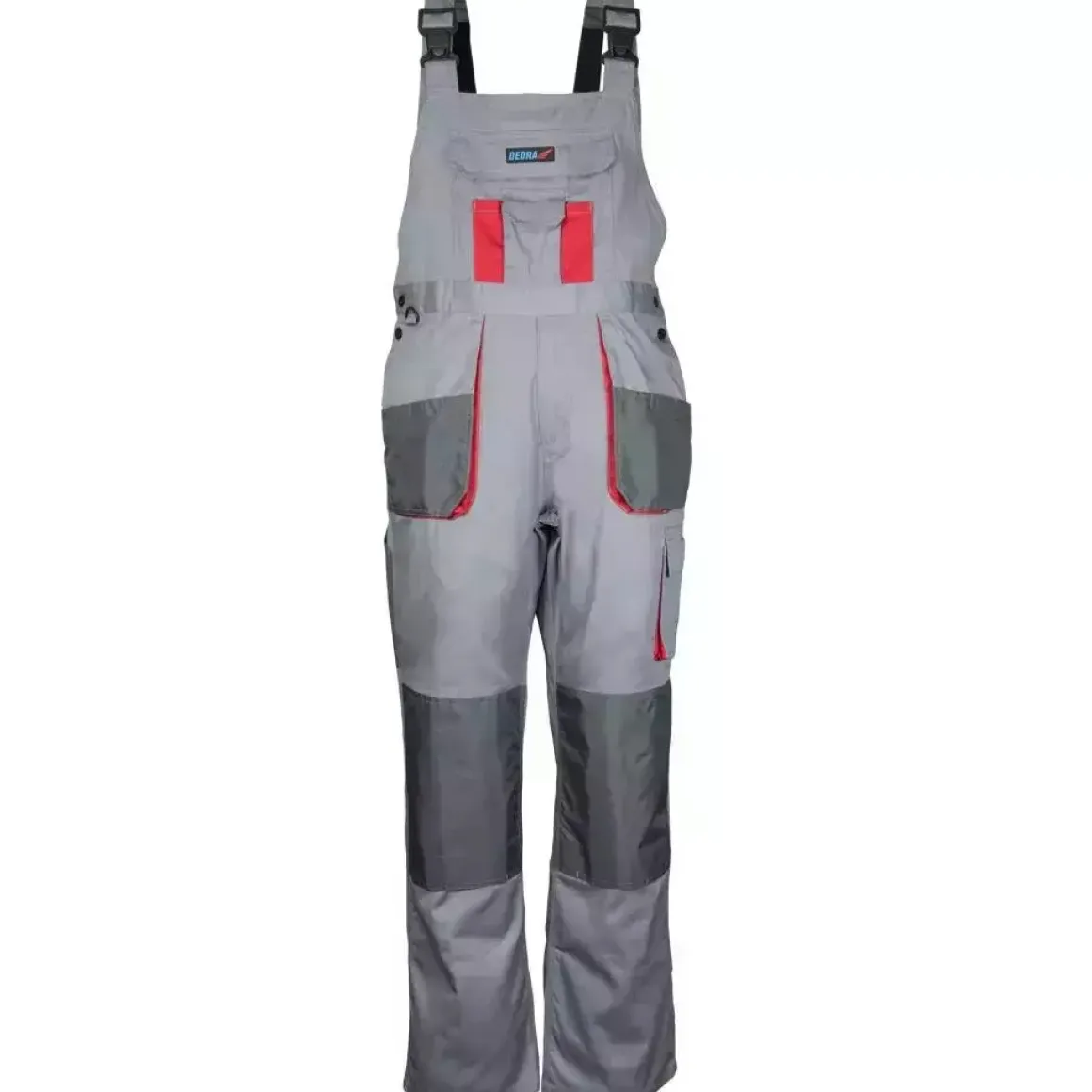 DEDRA BH3SO-LD LD/54 Spodnie ochronne ogrodniczki robocze BHP szare Comfort Line 190 g/m²
