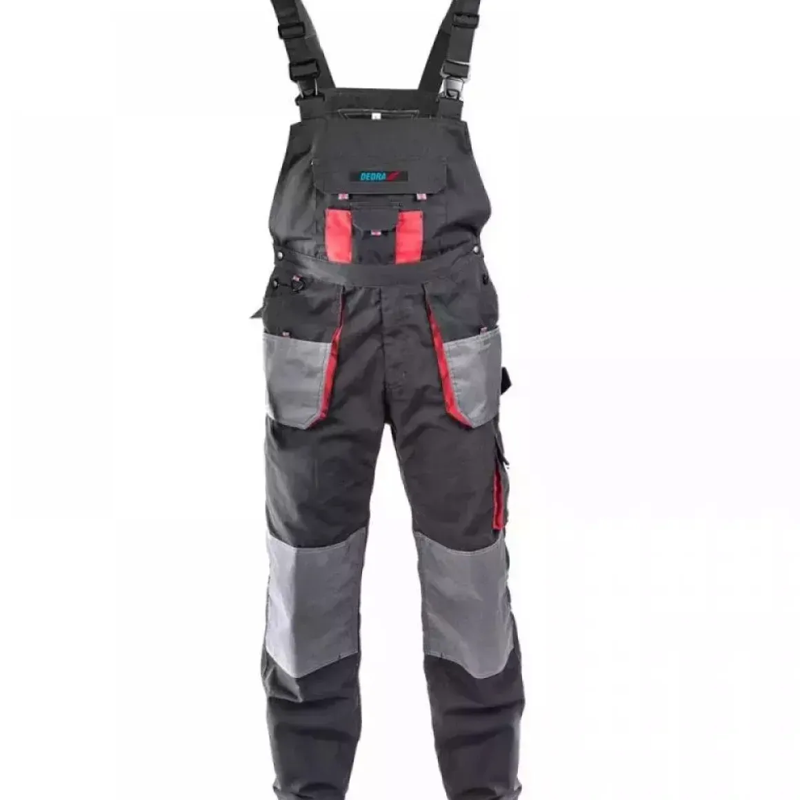 DEDRA BH2SO-XL spodnie ochronne ogrodniczki robocze XL/56 265g/m² 12 kieszeni