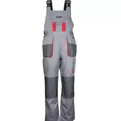 DEDRA BH3SO-XXL Spodnie ochronne ogrodniczki robocze XXL/58 szare Comfort Line 190 g/m²