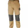 DEDRA BH42SP-S Spodnie ochronne robocze BHP Slim Line S/48, 97% bawełna +3% elastan 270g/m2