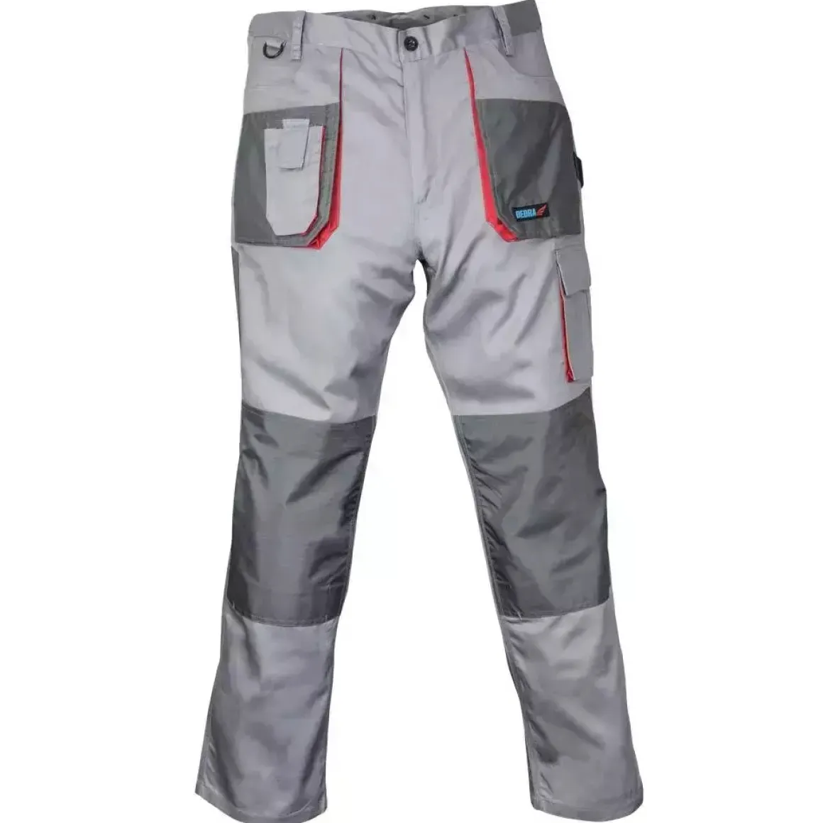 DEDRA BH3SP-S Spodnie ochronne robocze BHP S/48 szare Comfort Line 190g na nakolanniki