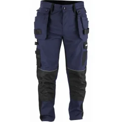 DEDRA BH47SP-S Spodnie robocze slimfit S/48 270 g/m², multikieszenie, odzież BHP