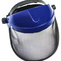 DEDRA BHST05 Osłona twarzy przyłbica BHP poliwęglan z daszkiem 24 cm do szlifowania