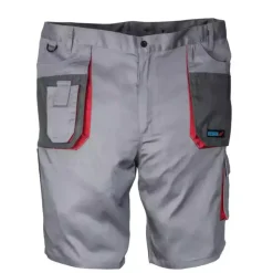 DEDRA BH3ST-XXL Szorty ochronne robocze męskie XXL/58 szare Comfort Line 190 g/m²