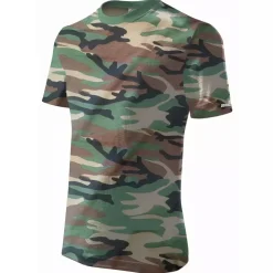 DEDRA BH5TM-L Koszulka męska T-shirt L moro 100% bawełna, odzież BHP robocza