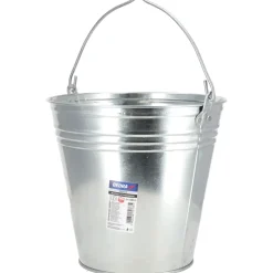 DEDRA 15B153 Wiadro ocynkowane 12L wiaderko metalowe gospodarcze budowlane ogrodowe z uchwytem