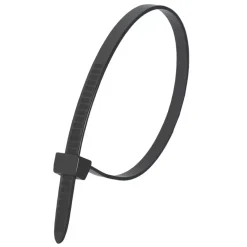 DEDRA 11C76372 Opaski zaciskowe trytytki kablowe nylonowe czarne 7,6x370mm 100 szt.