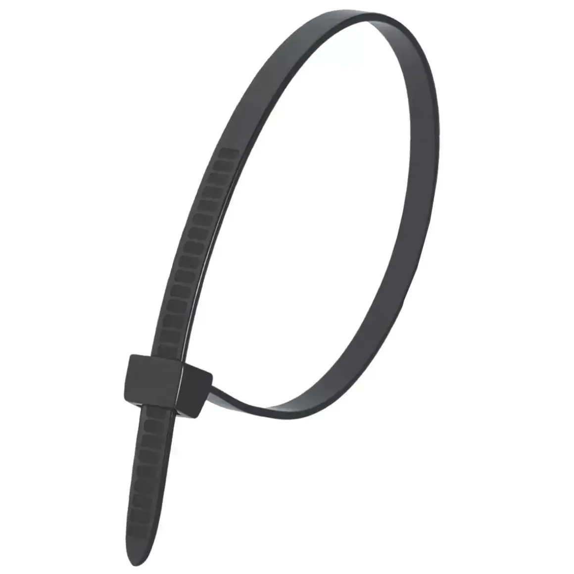 DEDRA 11C76372 Opaski zaciskowe trytytki kablowe nylonowe czarne 7,6x370mm 100 szt.