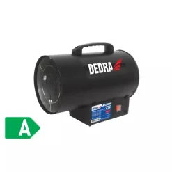 DEDRA DED9941A Nagrzewnica gazowa 15kW czarna, dmuchawa grzewcza LPG propan-butan