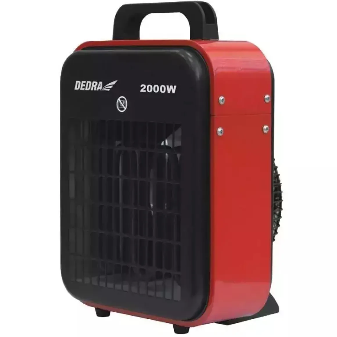 DEDRA DED9920B Nagrzewnica Elektryczna 2kW Slim, Grzejnik, Termowentylator